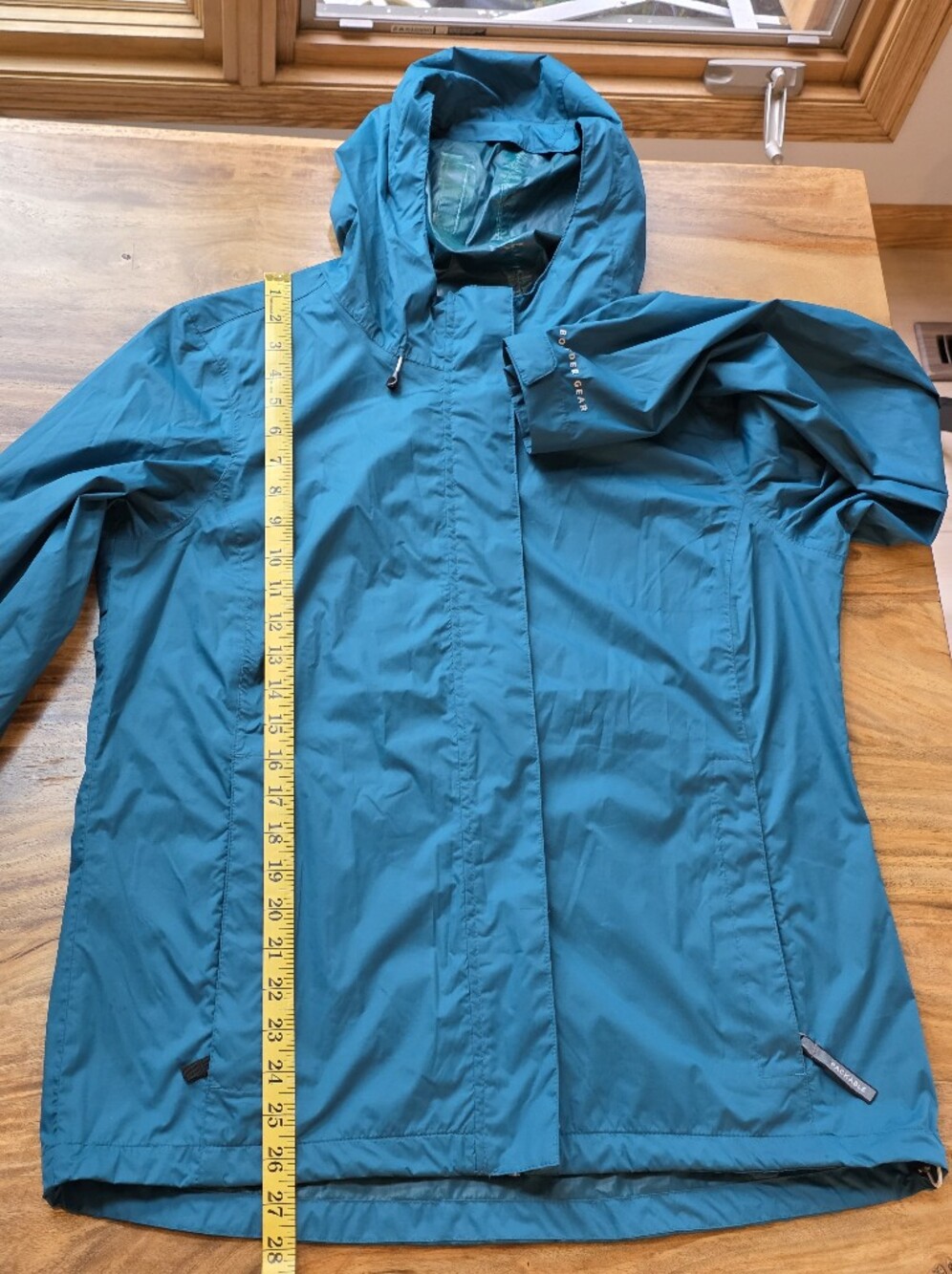 Boulder Gear Stratus Rain Jacket in a Deep Lagoon Teal/Turquoise -Women's Large - Picture 8 of 12